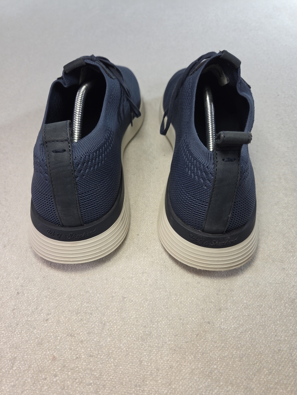 Wolf & Shepherd SwiftKnit Derby Navy White Men’s 12 - Picture 9 of 9